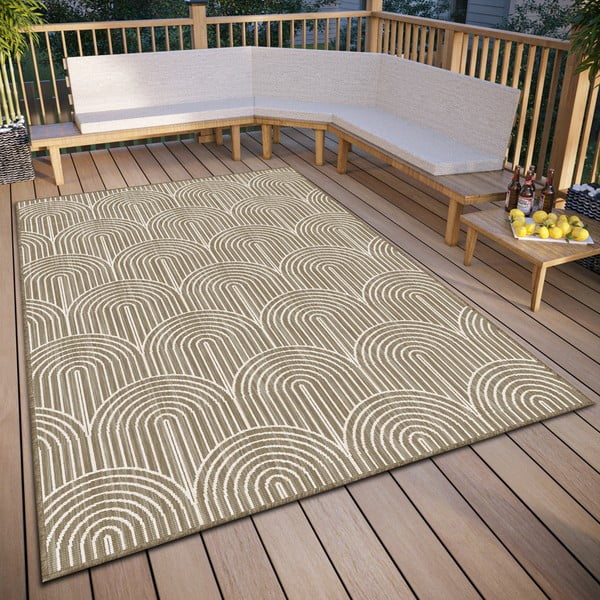 Rjava zunanja preproga 160x230 cm Pangli Linen – Hanse Home-image-1