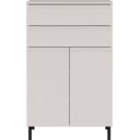 Kremno bela visoka kopalniška omarica 60x97 cm Salinas – Germania