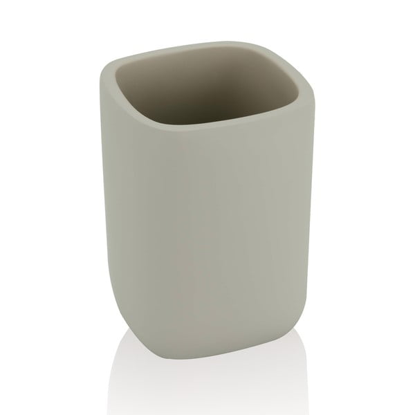 Siva keramična skodelica za zobne ščetke Elegant - Tomasucci
