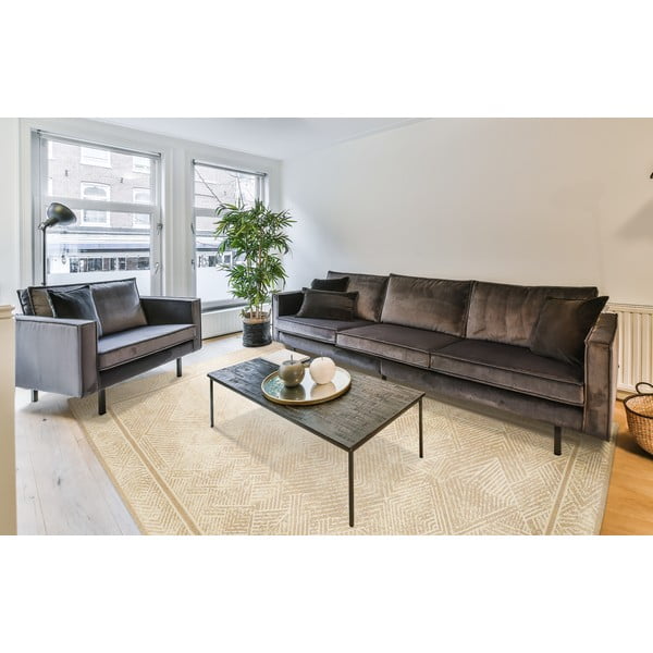 Bež volnena preproga 133x180 cm Jenny – Agnella-image-1