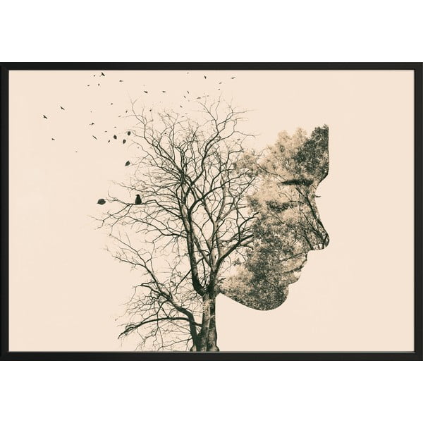 Plakat DecoKing Girl Silhouette Tree, 100 x 70 cm
