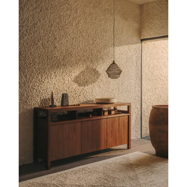 Viseča svetilka v zlati barvi s kovinskim senčilom ø 30 cm Sarraco – Kave Home-image-2