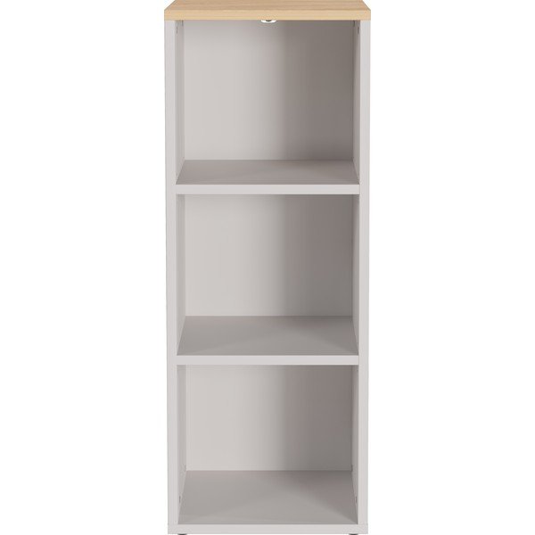 Kremno bel regal v mat dekorju 45x120x40 cm Lissabon – Germania-image-1