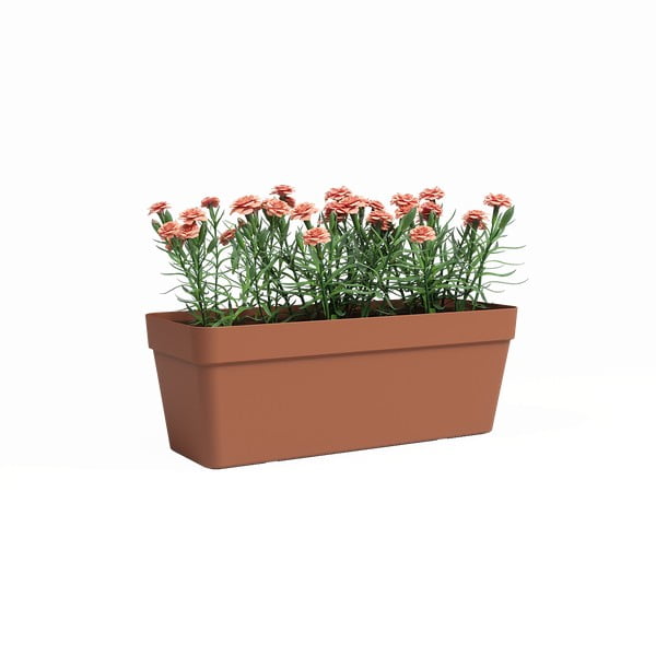 Samozalivalno cvetlično korito iz reciklirane plastike 50 cm Capri – Artevasi-image-1