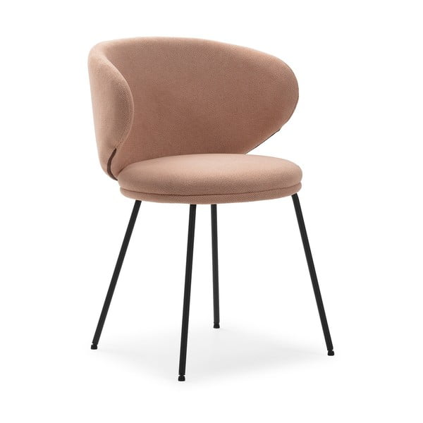 Svetlo rožnati oblazinjeni jedilni stoli v kompletu 2 ks Rush – Marckeric