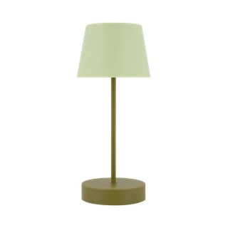Zelena LED zatemnitvena namizna svetilka (višina 33,5 cm) Oscar – Remember