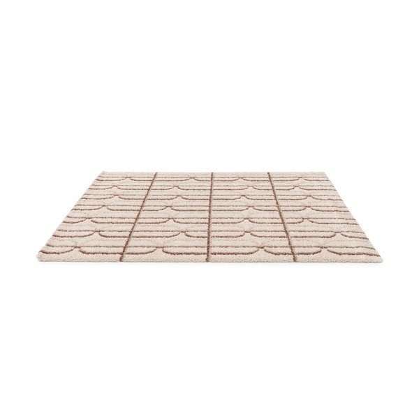 Kremno bela/svetlo rjava preproga 120x170 cm Ember – Universal-image-2