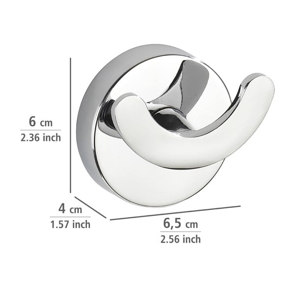 Wenko Vacuum-Loc Capri Duo samonosilni kavelj, nosilnost do 33 kg-image-4