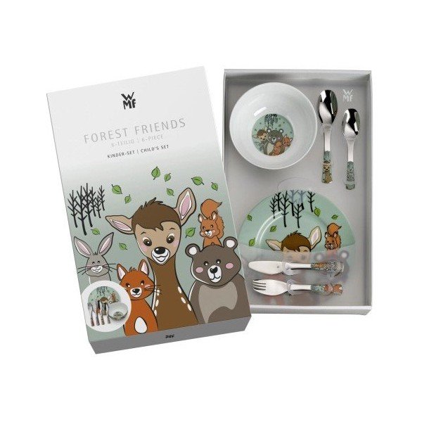 Porcelanast otroški set posode 6 ks Forest Friends – WMF-image-1
