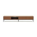 TV omarica v orehovem dekorju 195x35 cm Vedrana – Kave Home