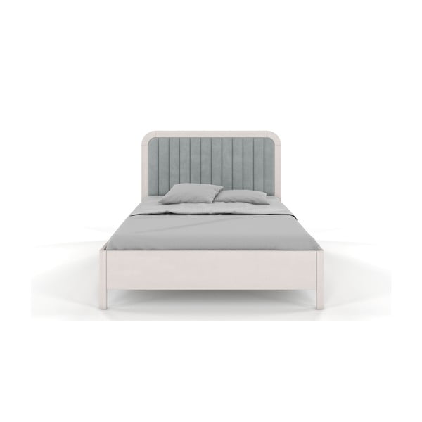 Bela zakonska postelja iz bukovega lesa Skandica Visby Modena, 200 x 200 cm-image-2