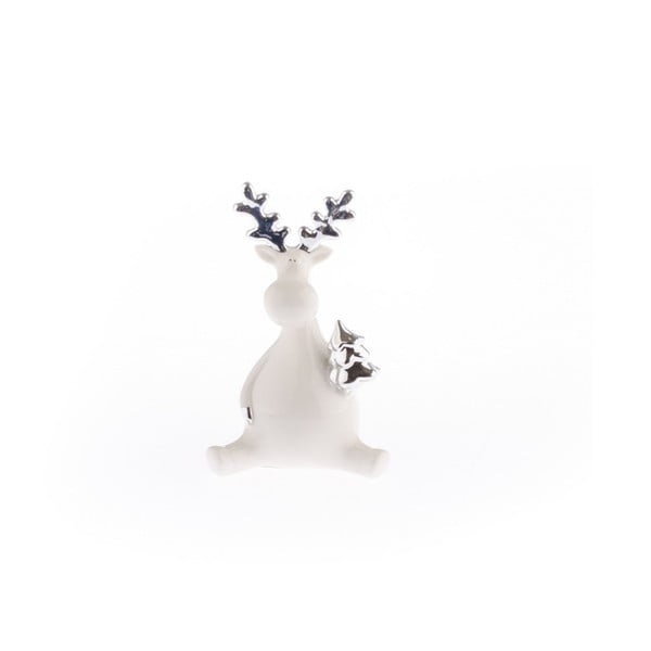 Božični keramični okrasek v obliki severnega jelena Dakls Austin