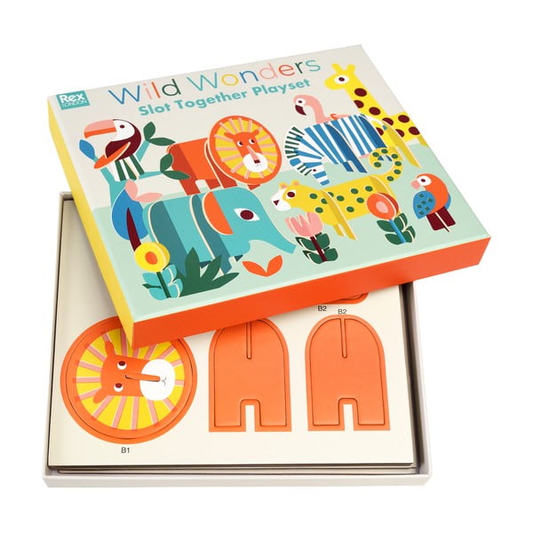 Lesena zložljiva igra Wild Wonders - Rex London-image-4