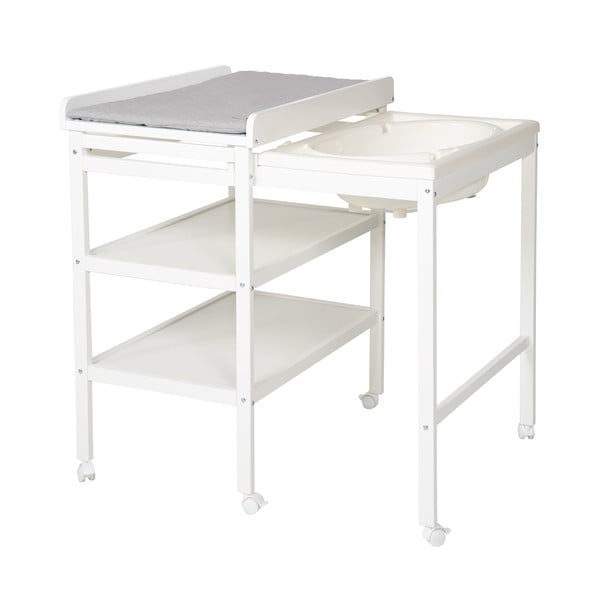 Bela previjalna miza Style grau  – Roba