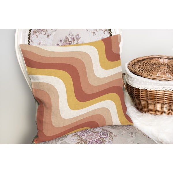 Prevleka za blazino 43x43 cm Creamy Strawberry Swirl – Mila Home-image-1