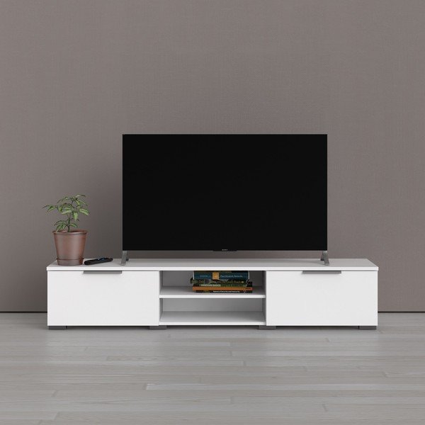 Bela TV omarica Tvilum Match, 173 x 33 cm-image-1