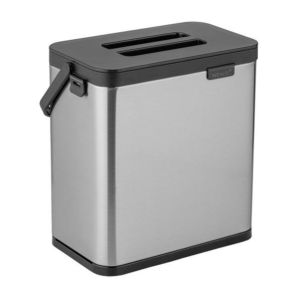 Koš za biološke odpadke v mat srebrni barvi 3 l Colin – Wenko