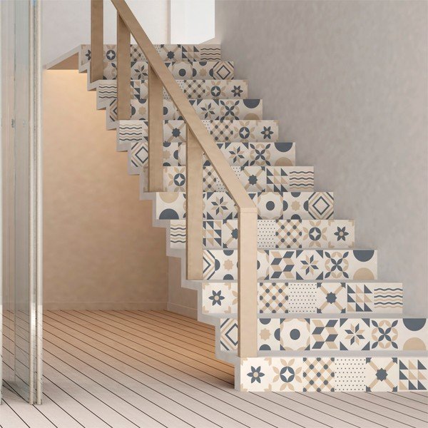 Komplet 2 nalepk Ambiance Stair Design, 15 x 105 cm