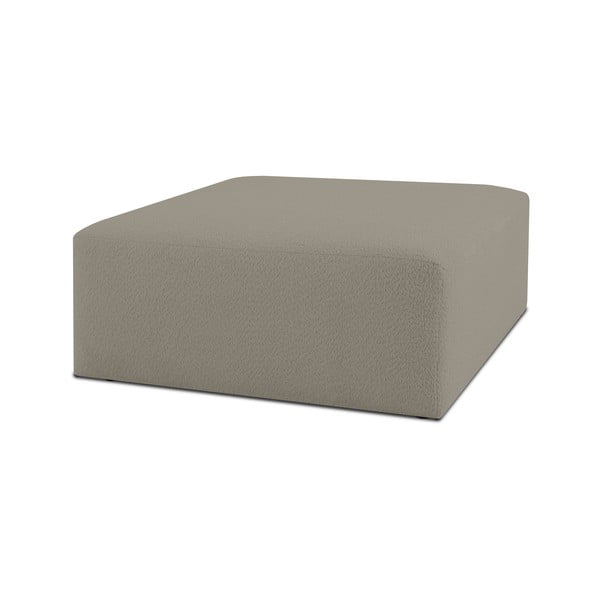 Svetlo rjav modul za sedežno garnituro iz tkanine bouclé Roxy – Scandic-image-2