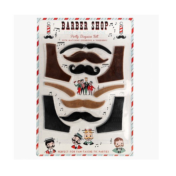 Rex London Moustache Barber Shop nalepke Set-image-1