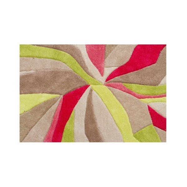 Preproga Splinter Pink Green, 160x220 cm-image-2