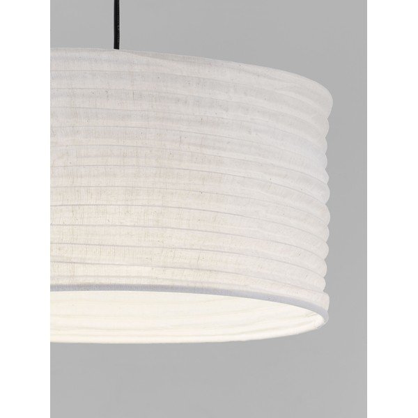 Bela lanena viseča svetilka ø 38 cm Linnet – Nova Luce-image-4