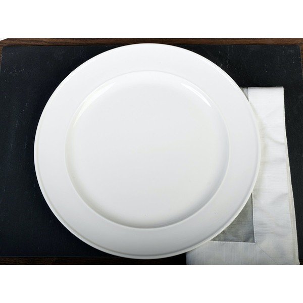 Krožnik iz belega porcelana Mikasa Ridget, ø 29 cm-image-3