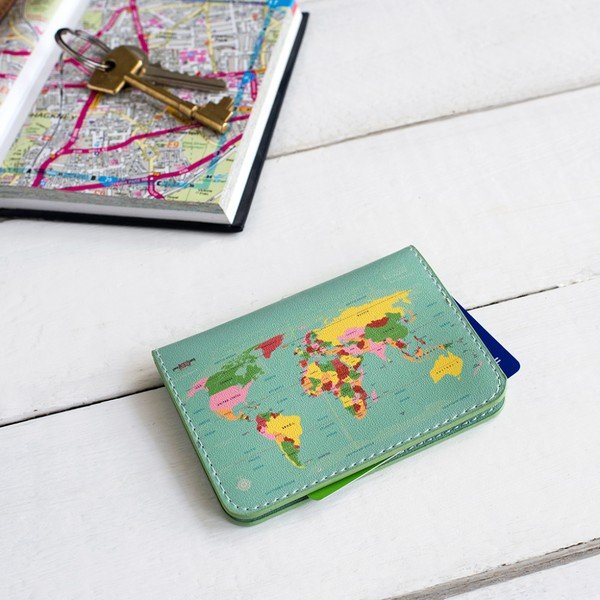 Etui za kartice Rex London World Map Card -image-1