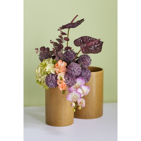 Keramični cvetlični lonci v kompletu 2 ks ø 18 cm Edna – Hübsch-image-2