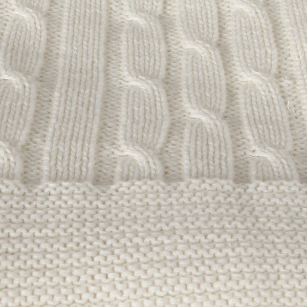 Bela bombažna odeja Homemania Decor Softy, 130 x 170 cm-image-1