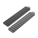 Siva plastična odcejalna podloga 42x8 cm Gravity – Metaltex