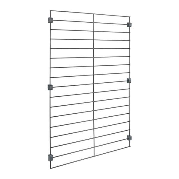 Črna kovinska konzola za sistem modularnih polic Mural – Metaltex-image-2