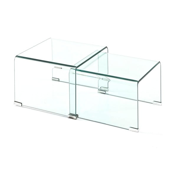 Steklene mizice v kompletu 2 ks 44.5x49 cm Cristal – Tomasucci