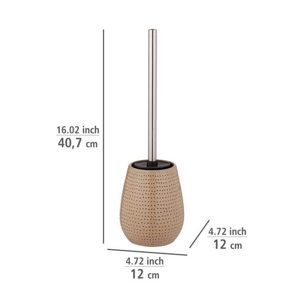Bež keramična WC ščetka Bellante - Wenko-image-2