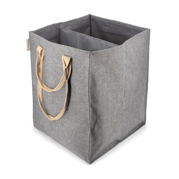 Siv tekstilni koš za perilo 71 l Laundry Hub Tweed duplo – Rolser