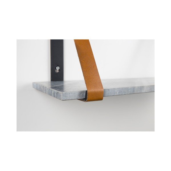 Siva stenska polica iz marmorja Zuiver Fad-image-1