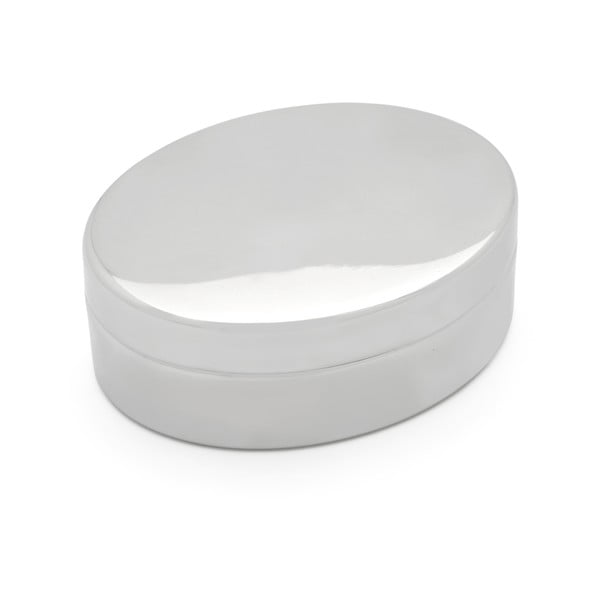 Kovinska škatlica za prvi mlečni zob v sijajno srebrni barvi 5x4x2 cm Woezel & Pip – Zilverstad