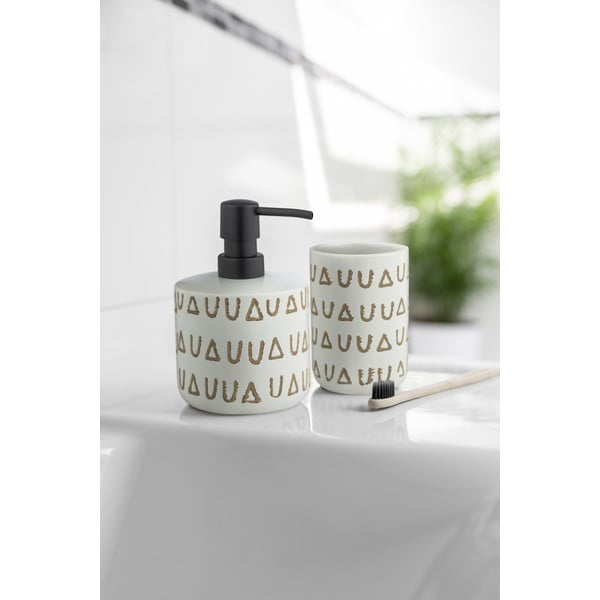 Bež keramičen lonček za zobne ščetke Avila - Wenko-image-1