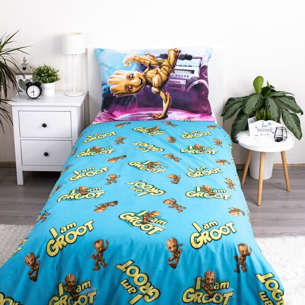 Enojna bombažna otroška posteljnina 140x200 cm Groot – Jerry Fabrics-image-3