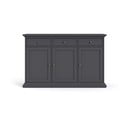 Siva nizka komoda 144x92 cm Paris – Tvilum