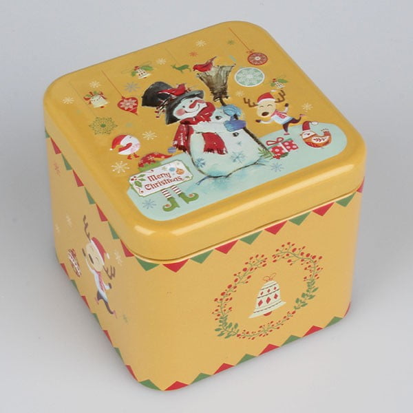 Kovinska škatla s snežakom Dakls