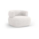 Bel fotelj iz tkanine bouclé Jenny – Micadoni Home