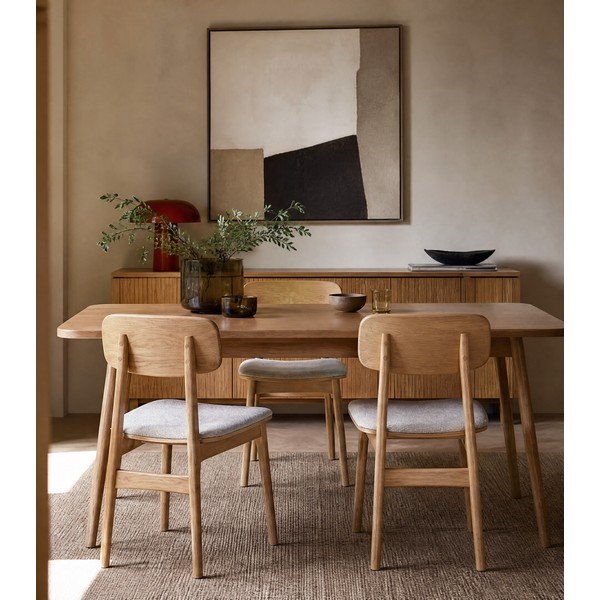 Bež/naraven jedilni stol Livo – Unique Furniture-image-3