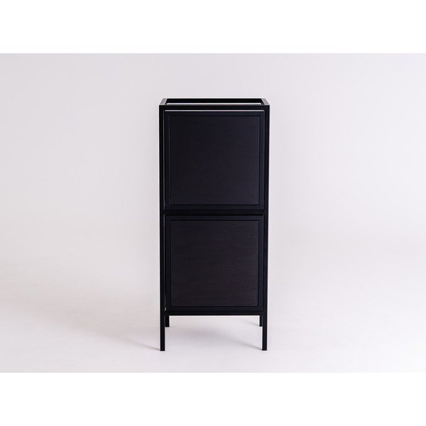 Črna omarica 45x102 cm Skap - CustomForm-image-2