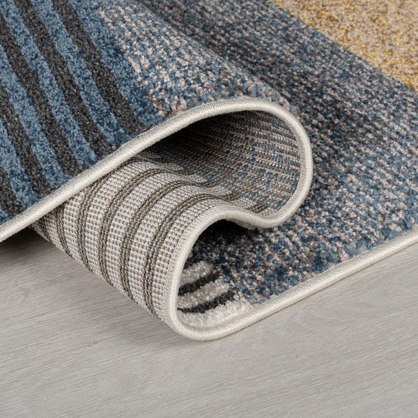 Rumeno-modra preproga Flair Rugs Brix, 160 x 230 cm-image-1