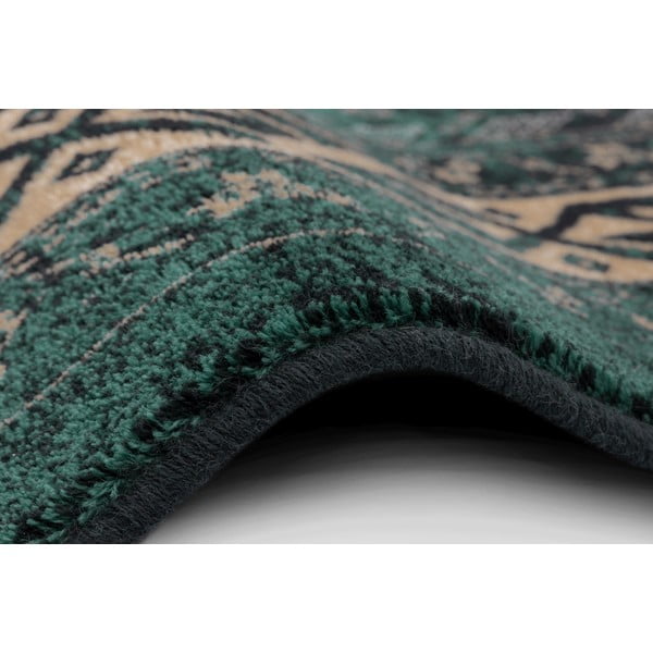 Modrozelena volnena preproga 200x300 cm Mia – Agnella-image-2
