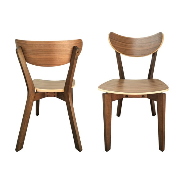 Rjav jedilni stol Roxby – Actona-image-2