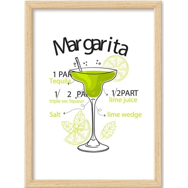 Plakat z okvirjem 40x55 cm Margarita – Wallity