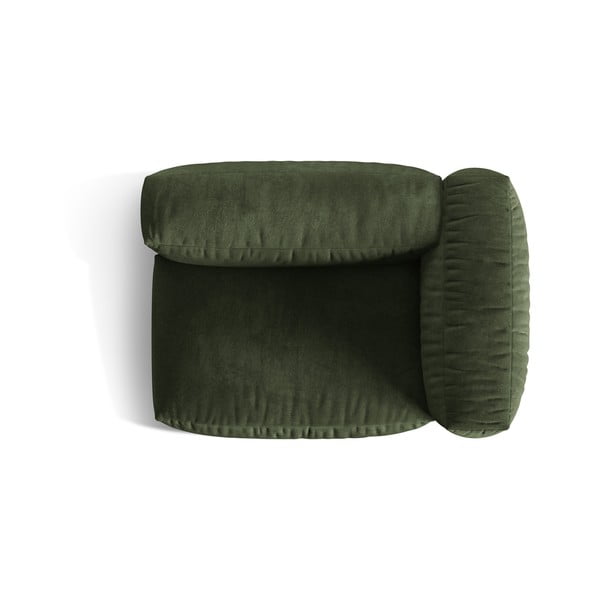 Zelen žameten modul za sedežno garnituro (desni kot) Martina – Micadoni -image-3