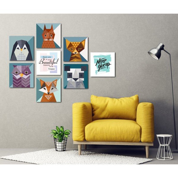 Komplet 8 slik Insigne Animals-image-1